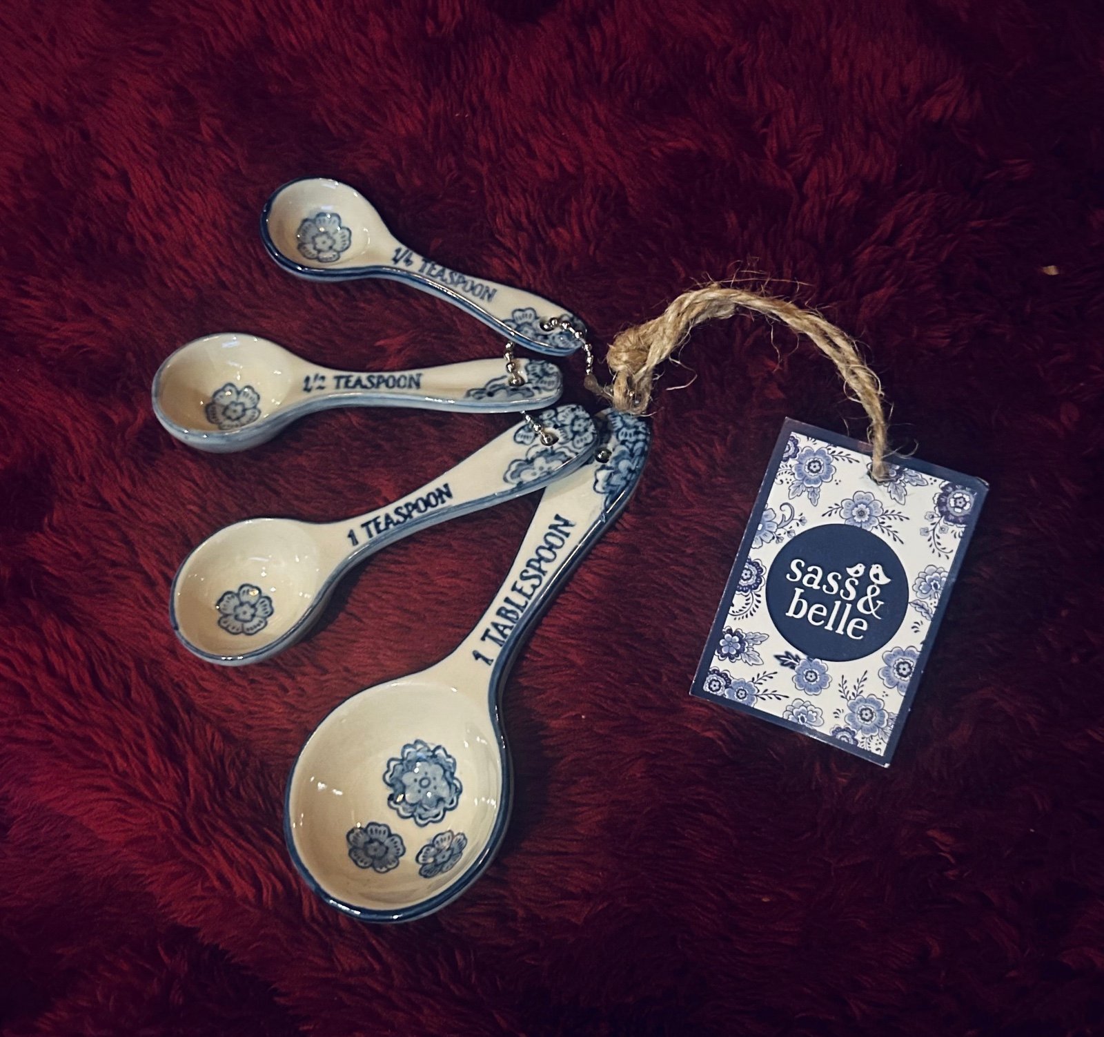 Sass & Belle Ceramic Measuring Spoon Set