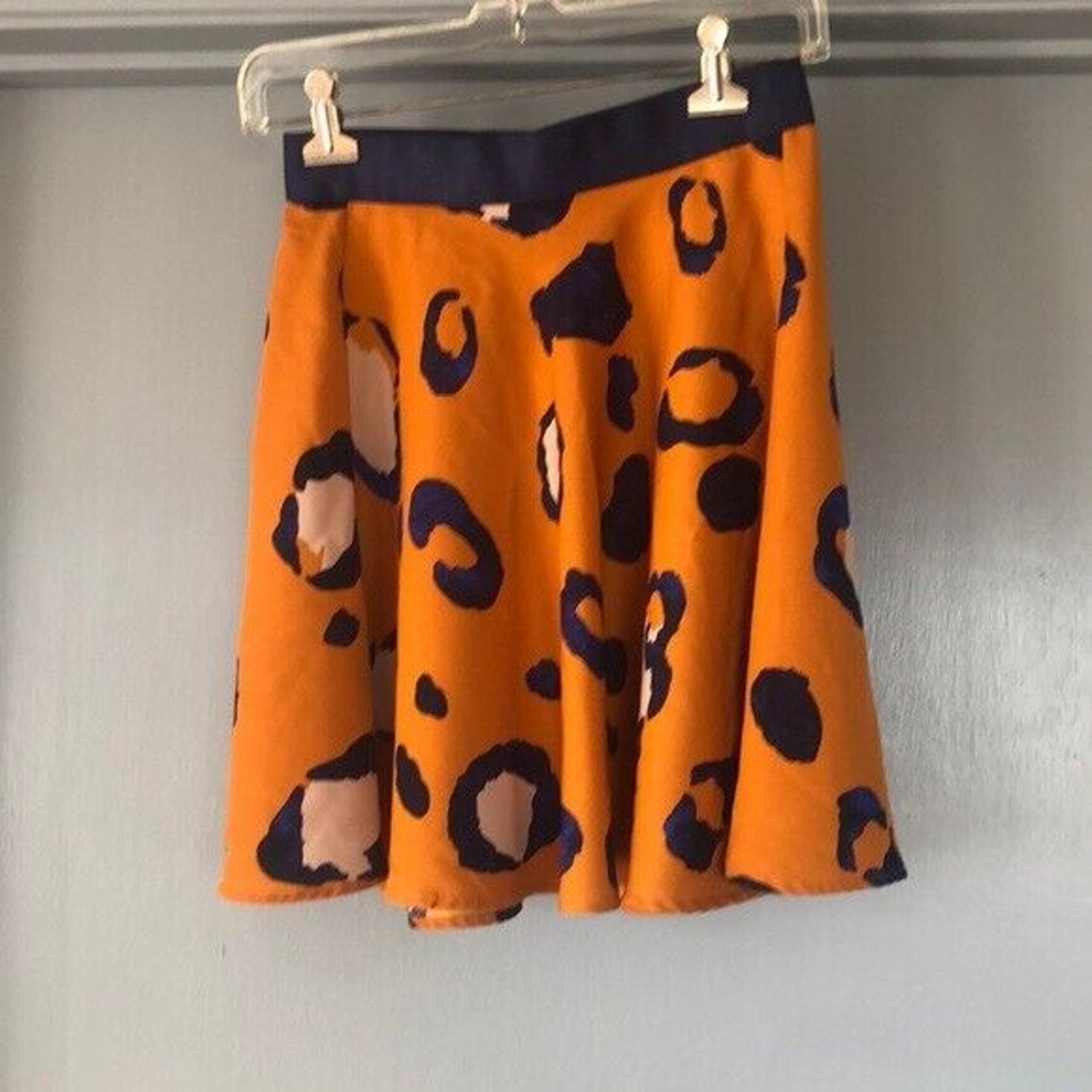 3.1 PHILLIP LIM FOR TARGET Size 2 Cheetah Leopard lined Skirt Back Zipper