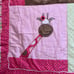 Sweet JoJo Infant Child 48x60 Quilted Comforter Bedspread Pink Jungle Animals