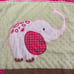 Sweet JoJo Infant Child 48x60 Quilted Comforter Bedspread Pink Jungle Animals