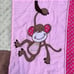 Sweet JoJo Infant Child 48x60 Quilted Comforter Bedspread Pink Jungle Animals