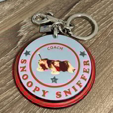 FREE SHIPPING Coach keychain F32657 HTF RARE