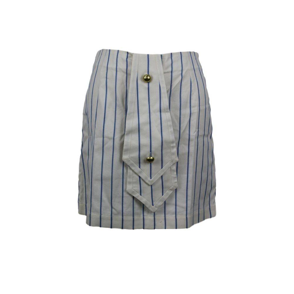 J.W.ANDERSON Skirt 4 Ivory Blue NWT 665