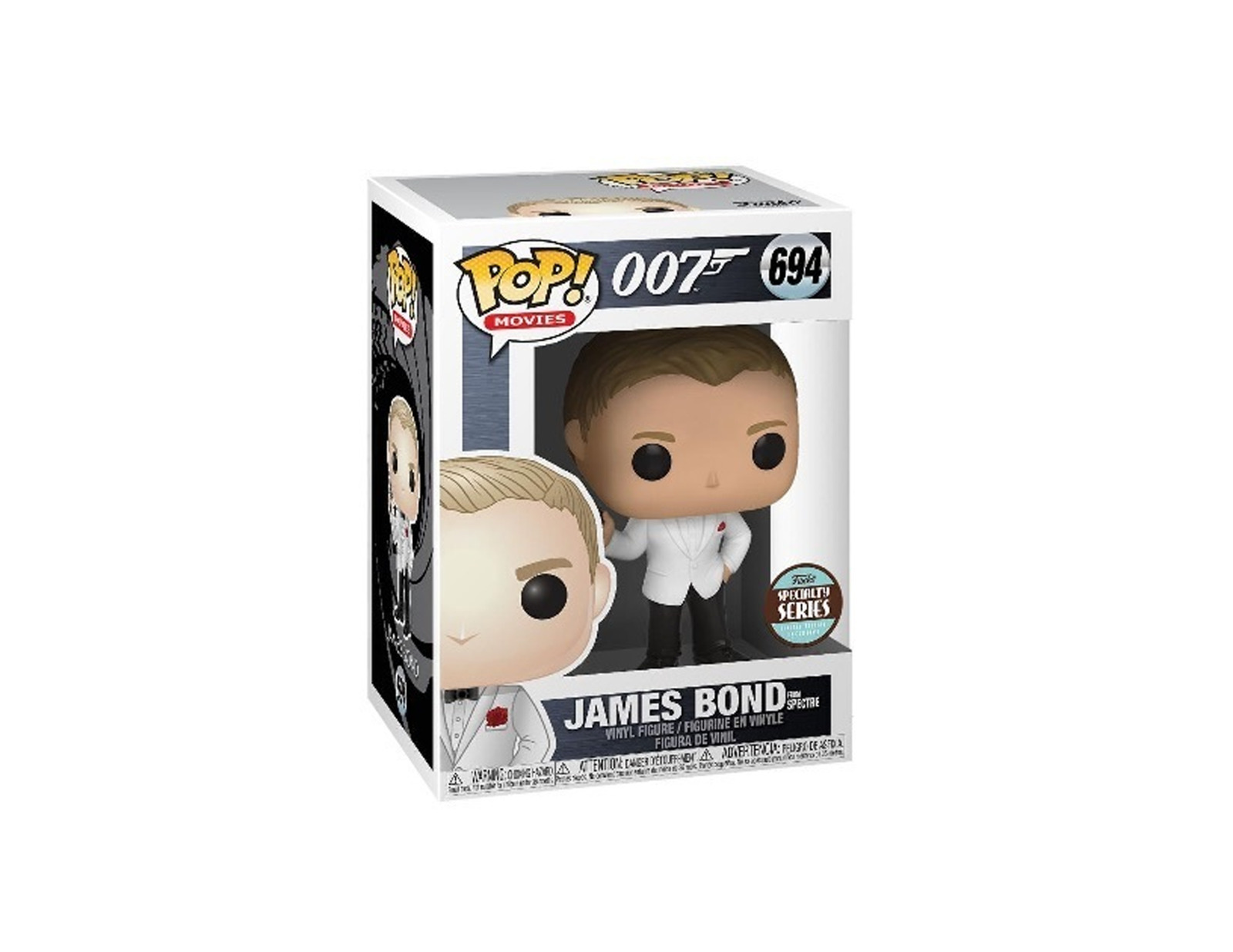 Funko POP! James Bond - Daniel Craig (Spectre) Specialty w\ Soft Protector (B23)