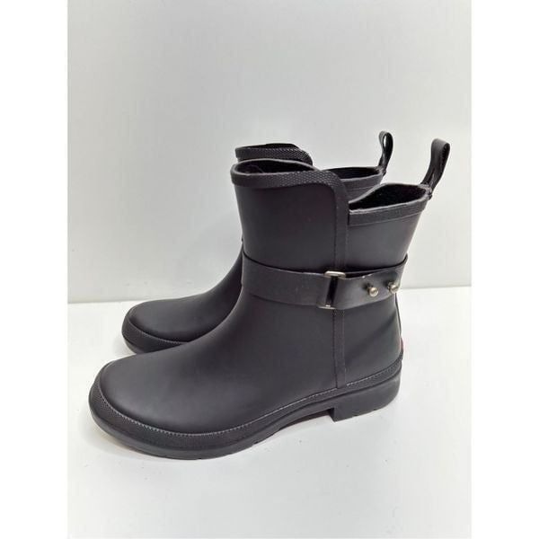 Chooka Rain Boots Womens Size 7 Waterproof Black Pull On Style