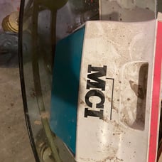 2 old vintage coolers