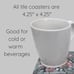 Set of 4 coasters