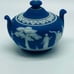 WEDGWOOD JASPER WARE POTTERY, SUGAR BOWL MADE ENGLAND