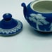 WEDGWOOD JASPER WARE POTTERY, SUGAR BOWL MADE ENGLAND