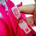 Vintage eq:iq Pink Faux Leather Detail Tank Top NWT