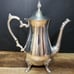 VINTAGE 1940'S SHERIDAN TAUNTON SILVERSMITHS SILVER PLATE TEAPOT 10 HIGH