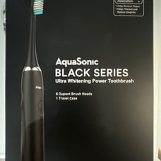 Aquasonic black series ultra whitening power toothbrush