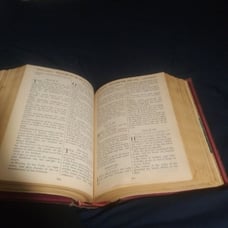 1959 Hard back Holy Bible.