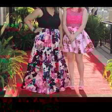 Long Two Piece Formal Dress