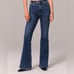 abercrombie and fitch the flare ultra high rise curve love size 36/22R