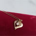 GF Heart CZ Pendant Necklace