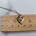 GF Heart CZ Pendant Necklace