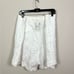 J Crew white high rise pleated short chelsea linen-cupro blend plus size 24 new