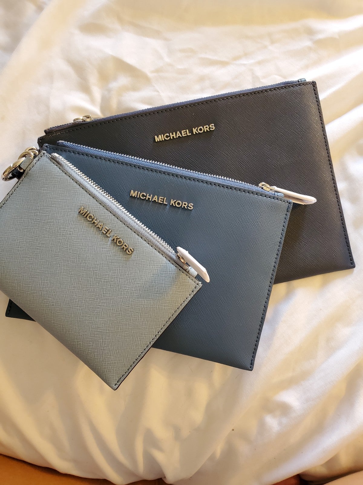 Michael Kors wristlet wallets for women set of 3