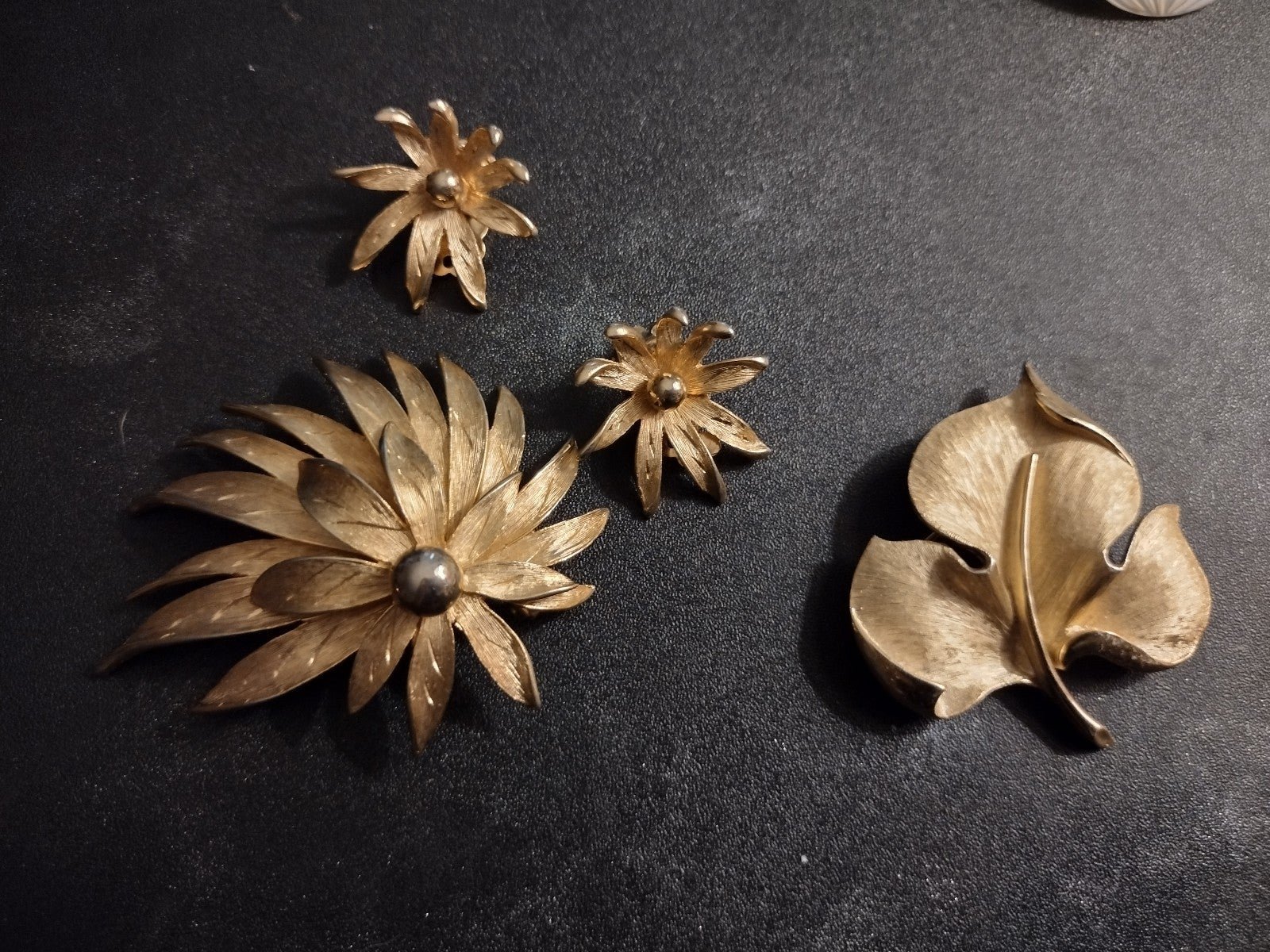 Gold Trifari Brooches