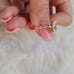 4CT Emerald Sapphire Rose Gold Engagement Ring