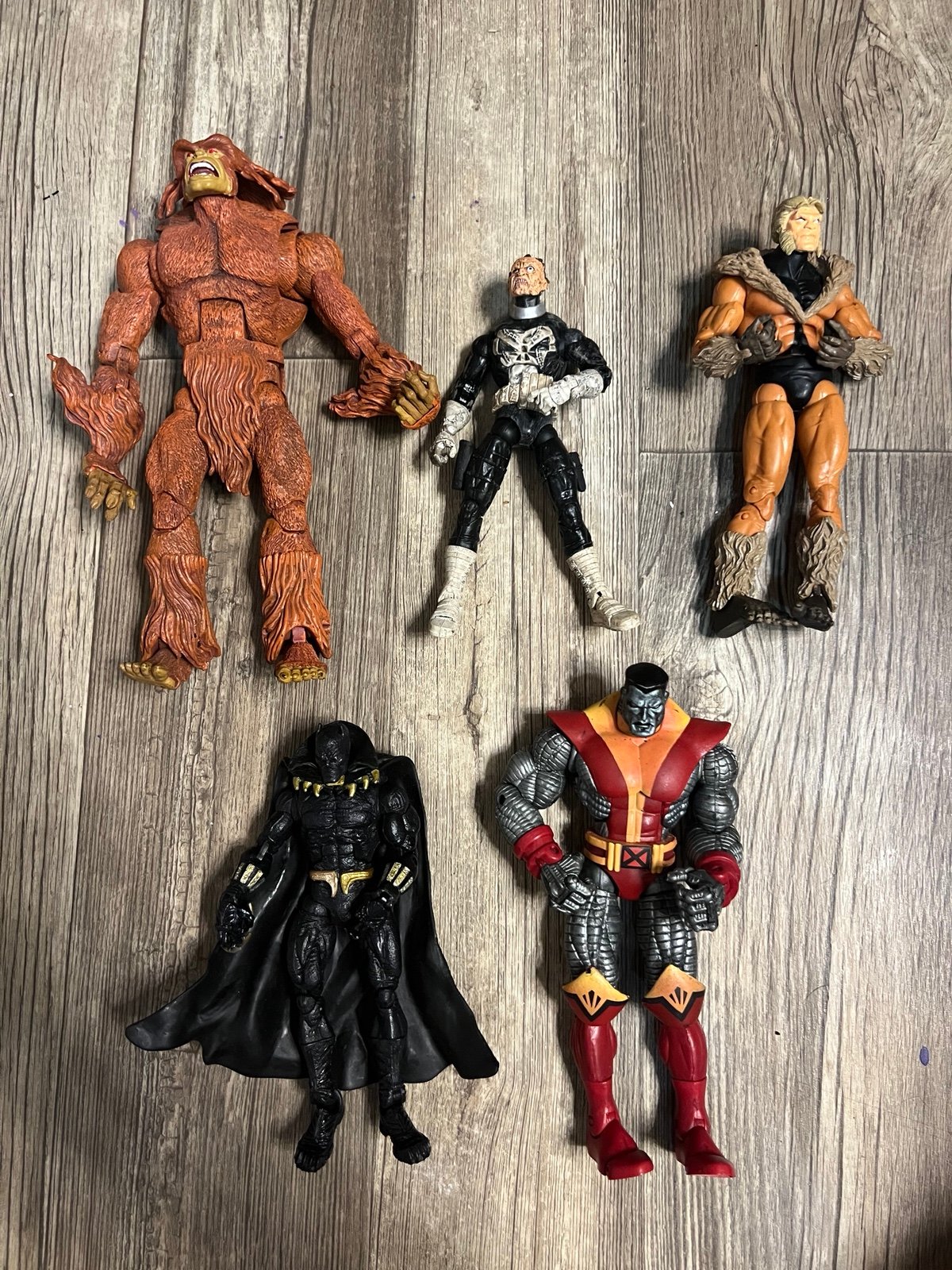 Vintage marvel figures lot