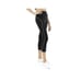 Nanette Lepore Black Scallop-Trim Crop Legging