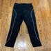 Nanette Lepore Black Scallop-Trim Crop Legging