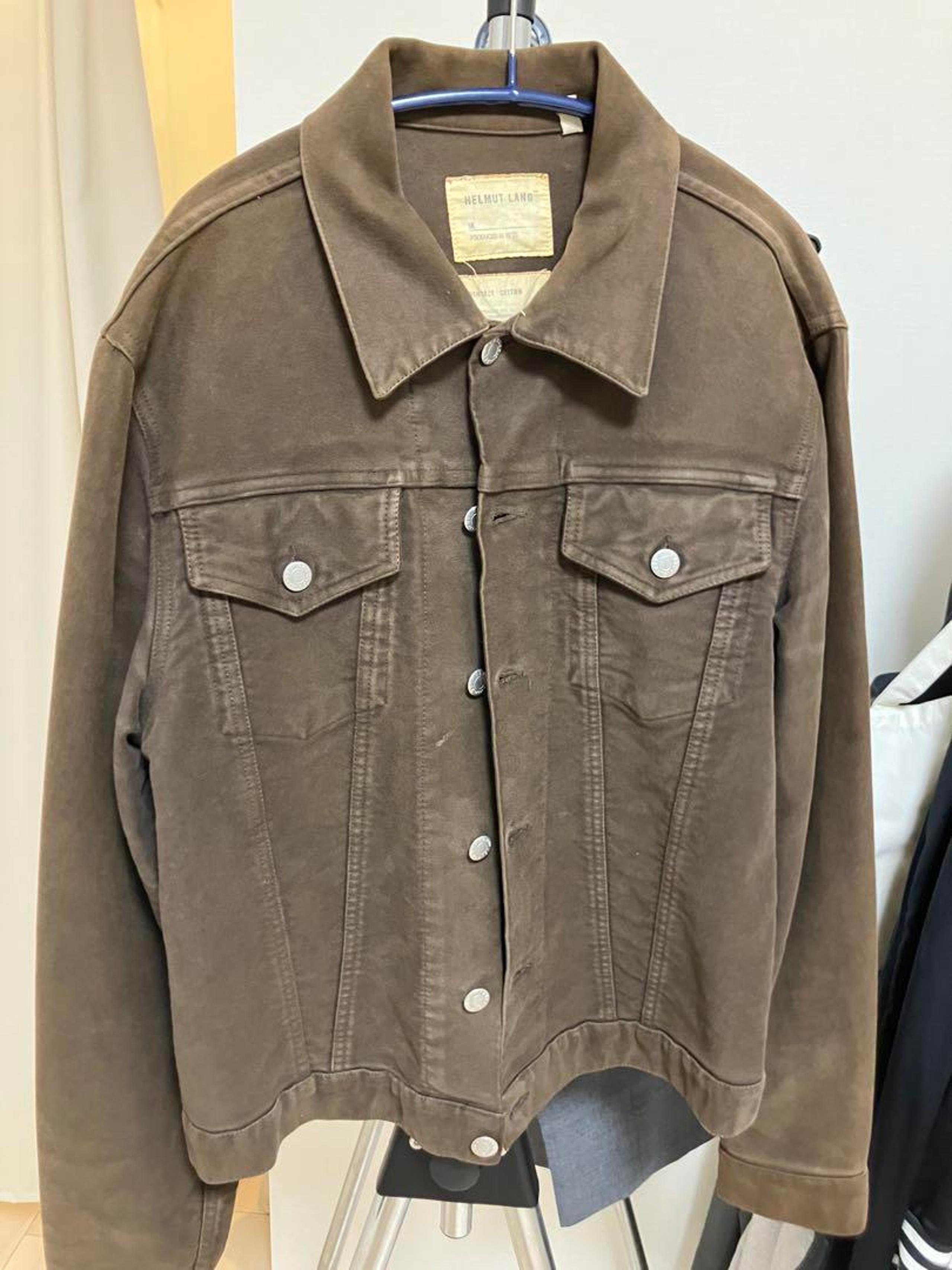 HELMUT LANG Brown Denim Jacket M Size
