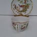 Andrea Sadek Cup & Saucer Porcelain Ceramic Floral Pheasant Bird Vtg-Collectible