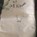Dining table cloth linens handmade linen floral embroidered 6 seats white new