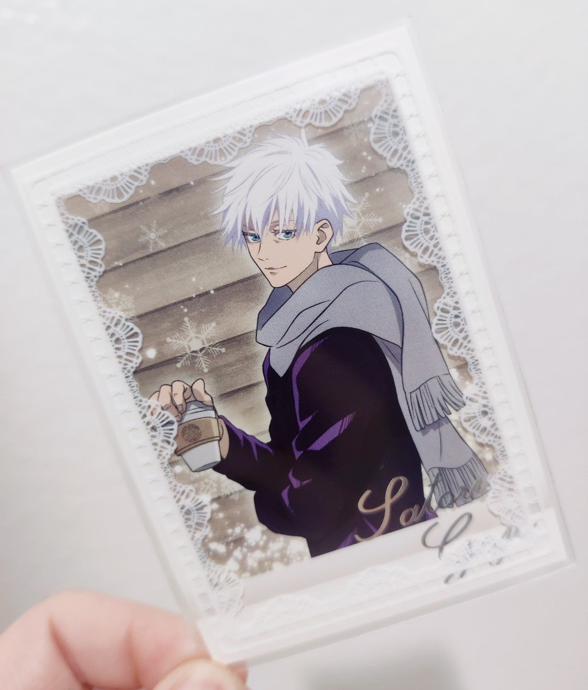 Jujutsu Kaisen Official Winter Days Polaroid Gojo Satoru with Signature New RARE