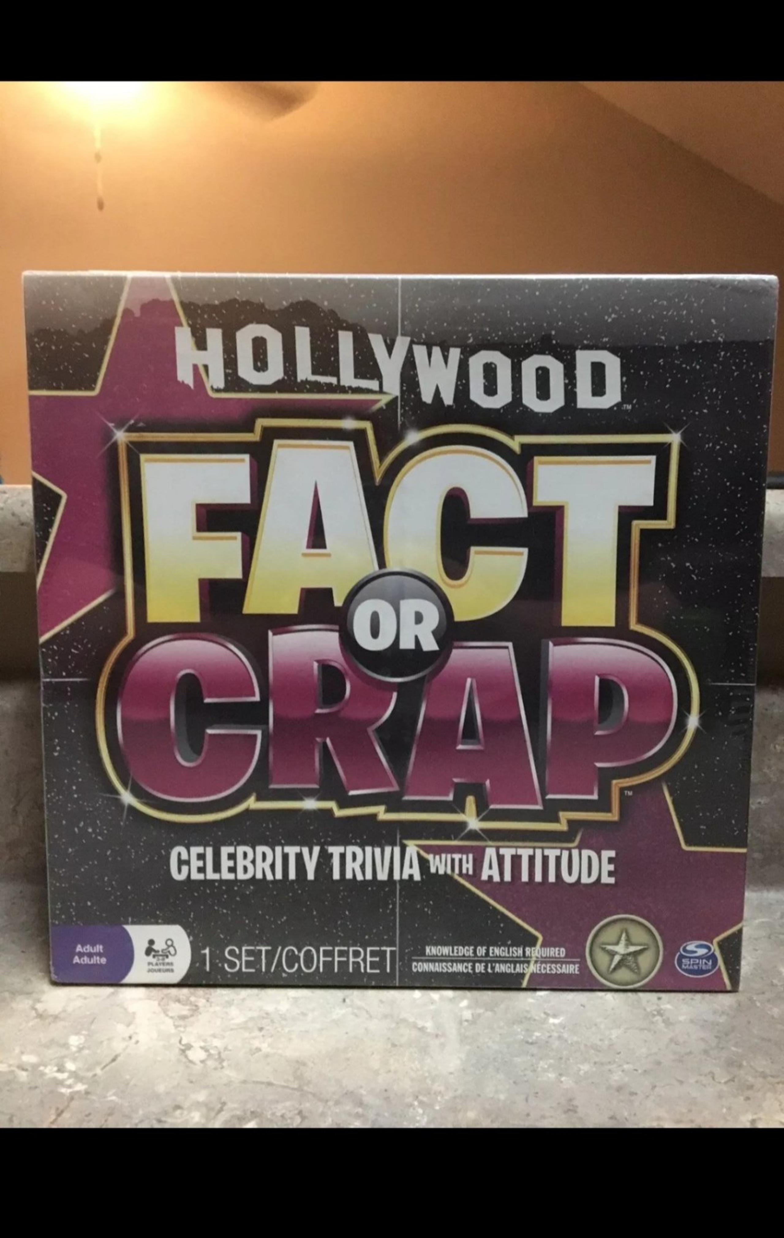 FACT OR CRAP: HOLLYWOOD EDITION  CELEBRITY TRIVIA