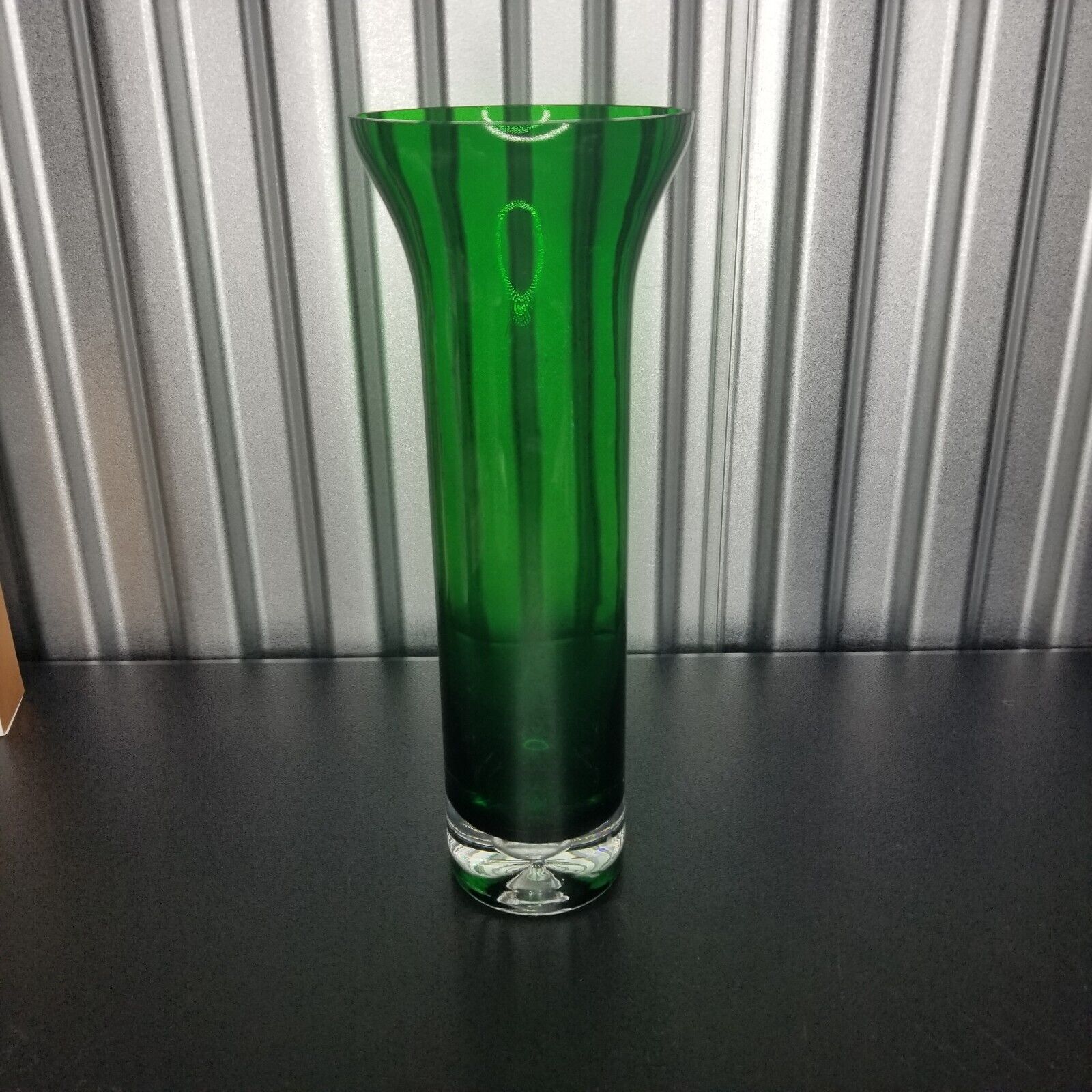 Vintage Krosno BUBBLE Large Vase Poland 13 Flared Top