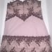 Wacoal Embrace Lace Sheer Chemise Lingerie Nightgown 814191 M Pink Burg Nude EUC