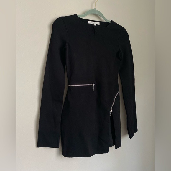 Alexander Wang tunic top with zipper xs 395