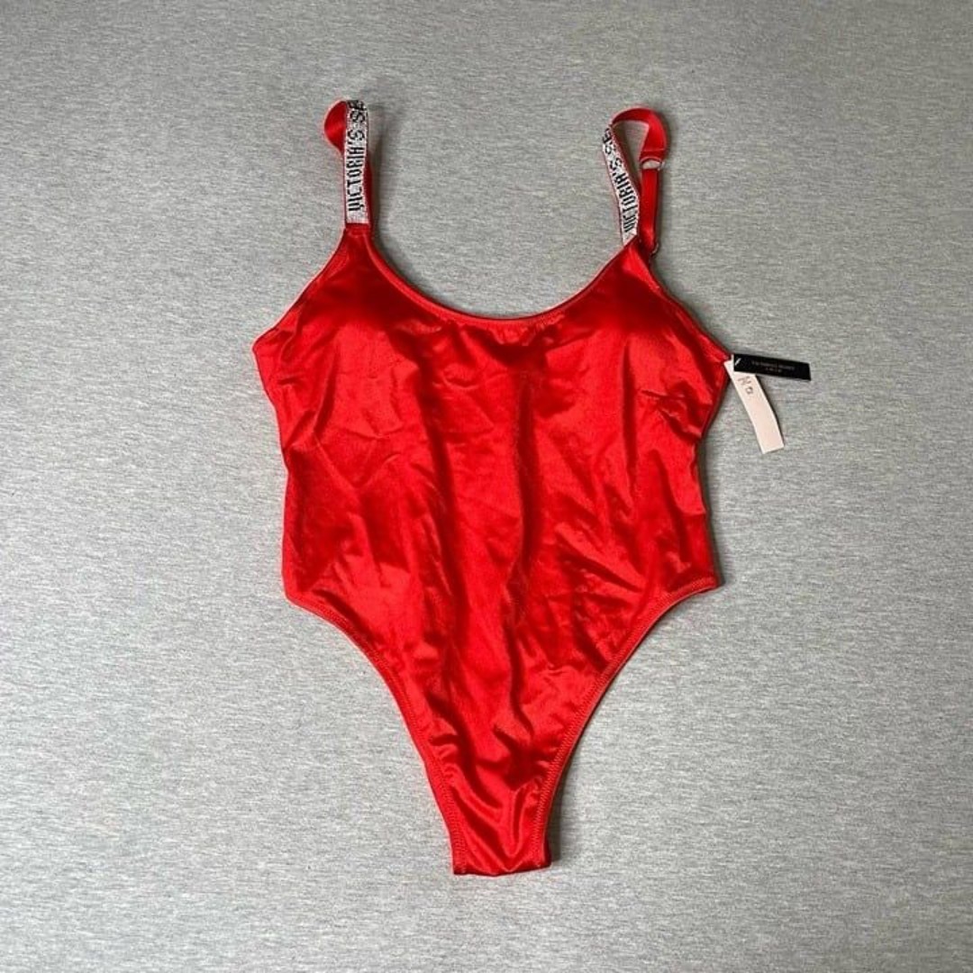Victoria's Secret Rhinestone Shine Strap One-Piece Swimsuit