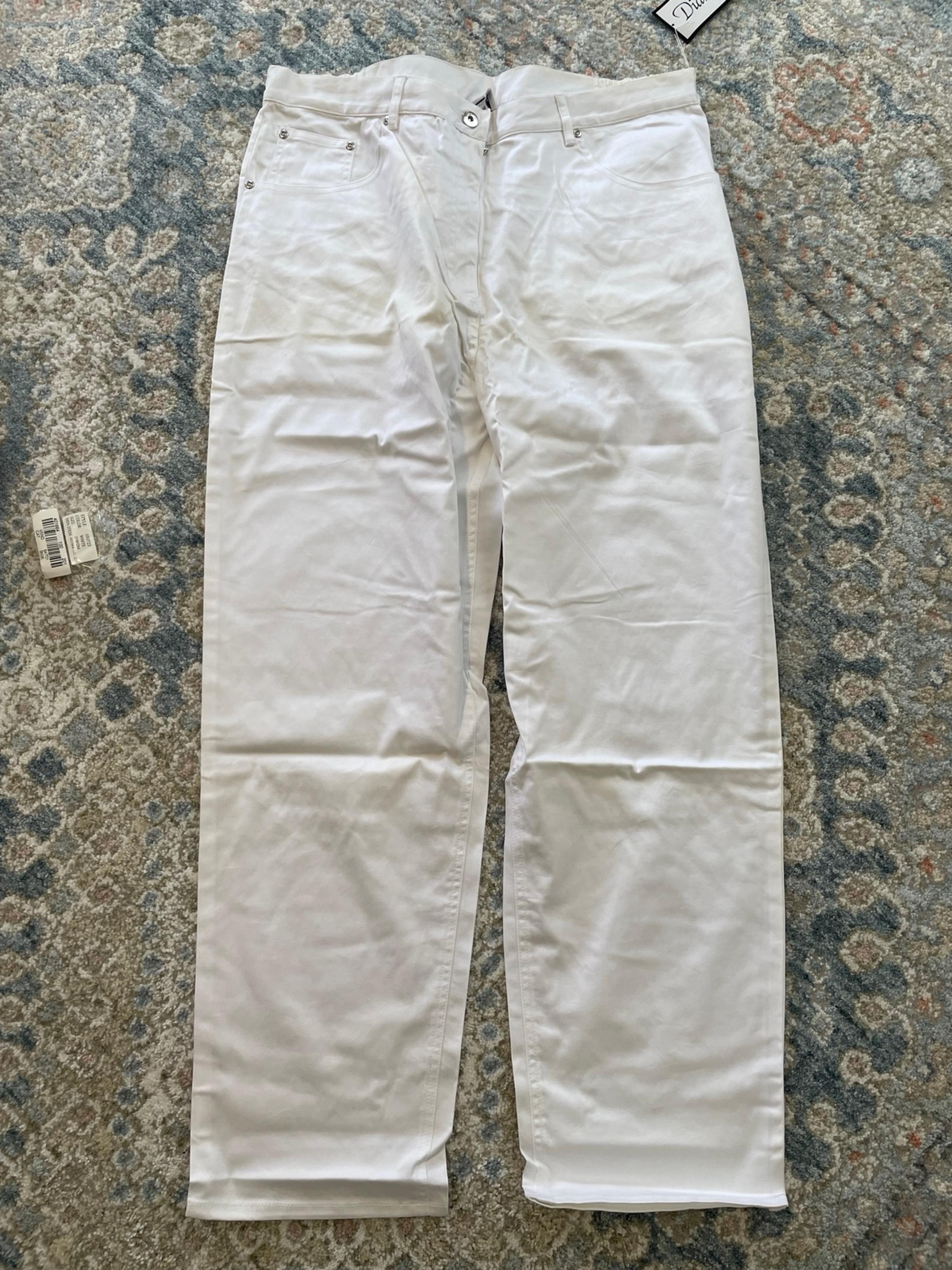 Vintage Diane Gilman White Jeans 20W NWT *Flaws*