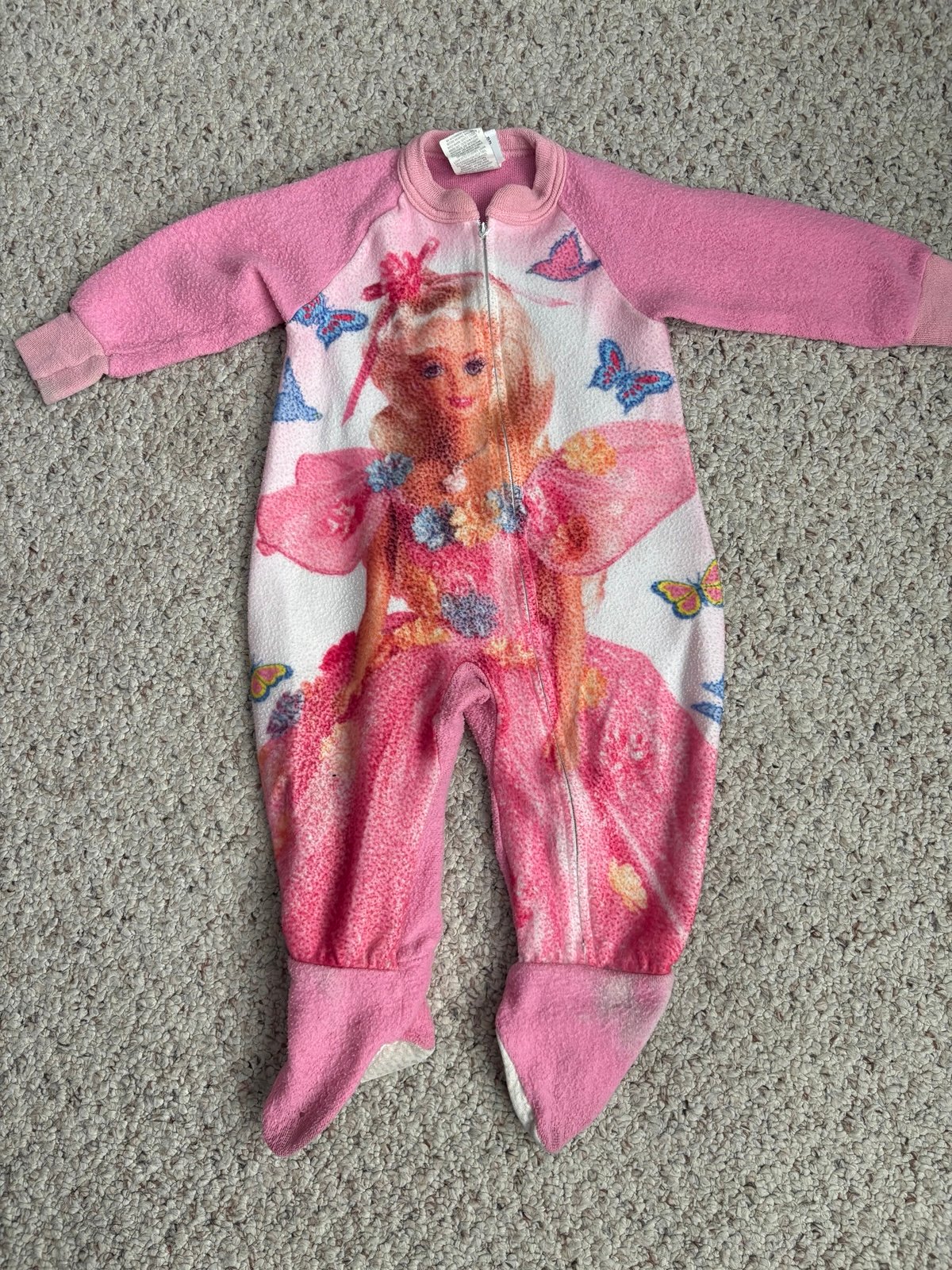 Barbie onesie pjs