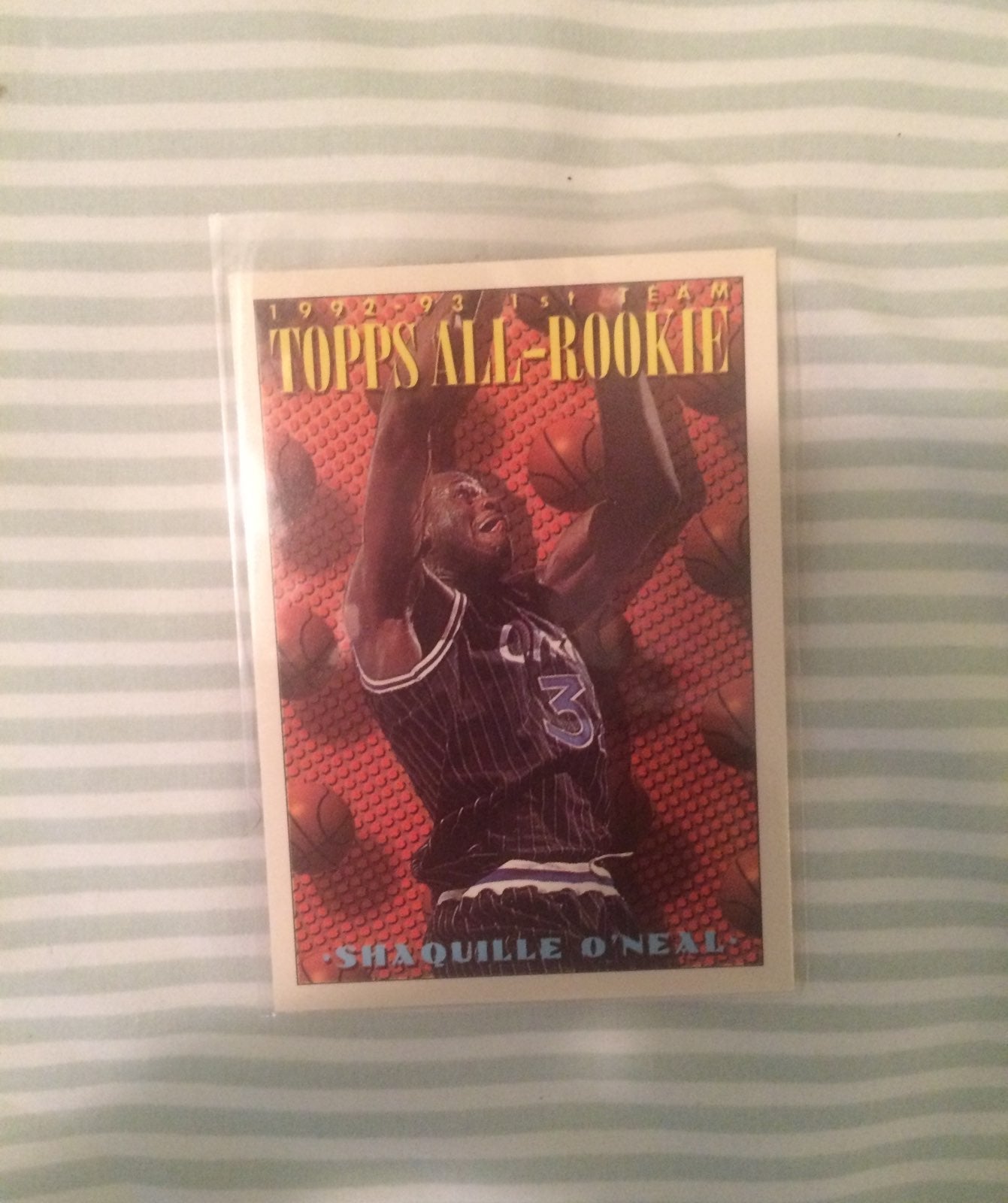 Shaq Card from 1993 Topps Company All Ro