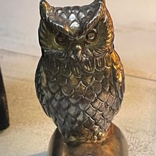 Vintage Owl Stick Magnifying Glass