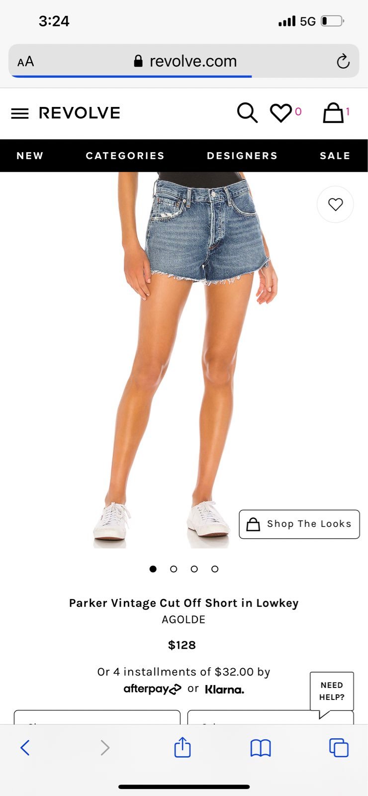 agolde shorts