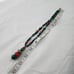 Vintage Navajo Southwestern Turquoise & Red Coral Silver Necklace 20 Boho