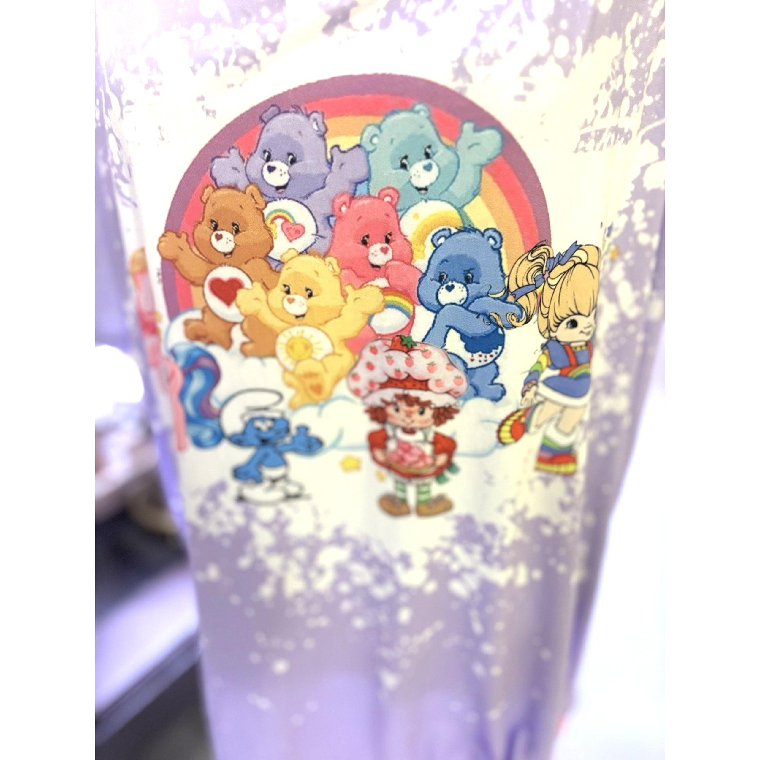 Vintage Inspired 80's Shirt XL, Care Bears, Rainbow brite, MLP, Smurf, Strawberr