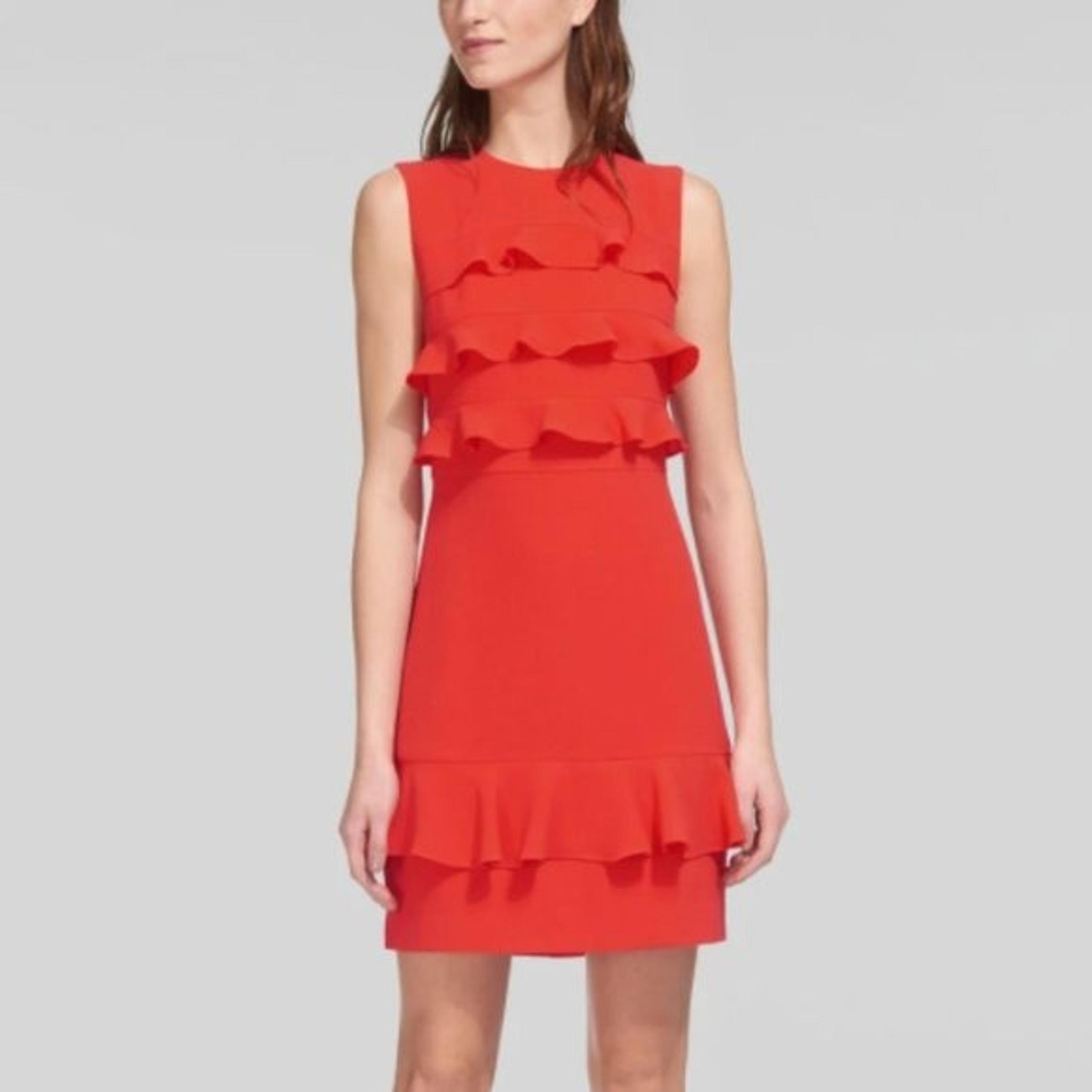 Whistles Bea Frill Front Dress
