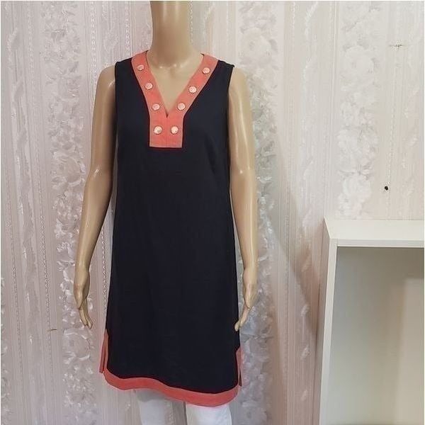 New Tommy Hilfiger Sleeveless LinenDress