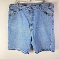 Vintage Levis 505 Jeans Shorts 90’s Regular Fit Denim Orange Tab