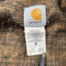 Vintage Carhartt Detroit CHT Blanket Lined Chore Work Coat Jacket. Mens Large.