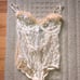 Desinger lace white & gold lingerie new