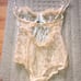 Desinger lace white & gold lingerie new